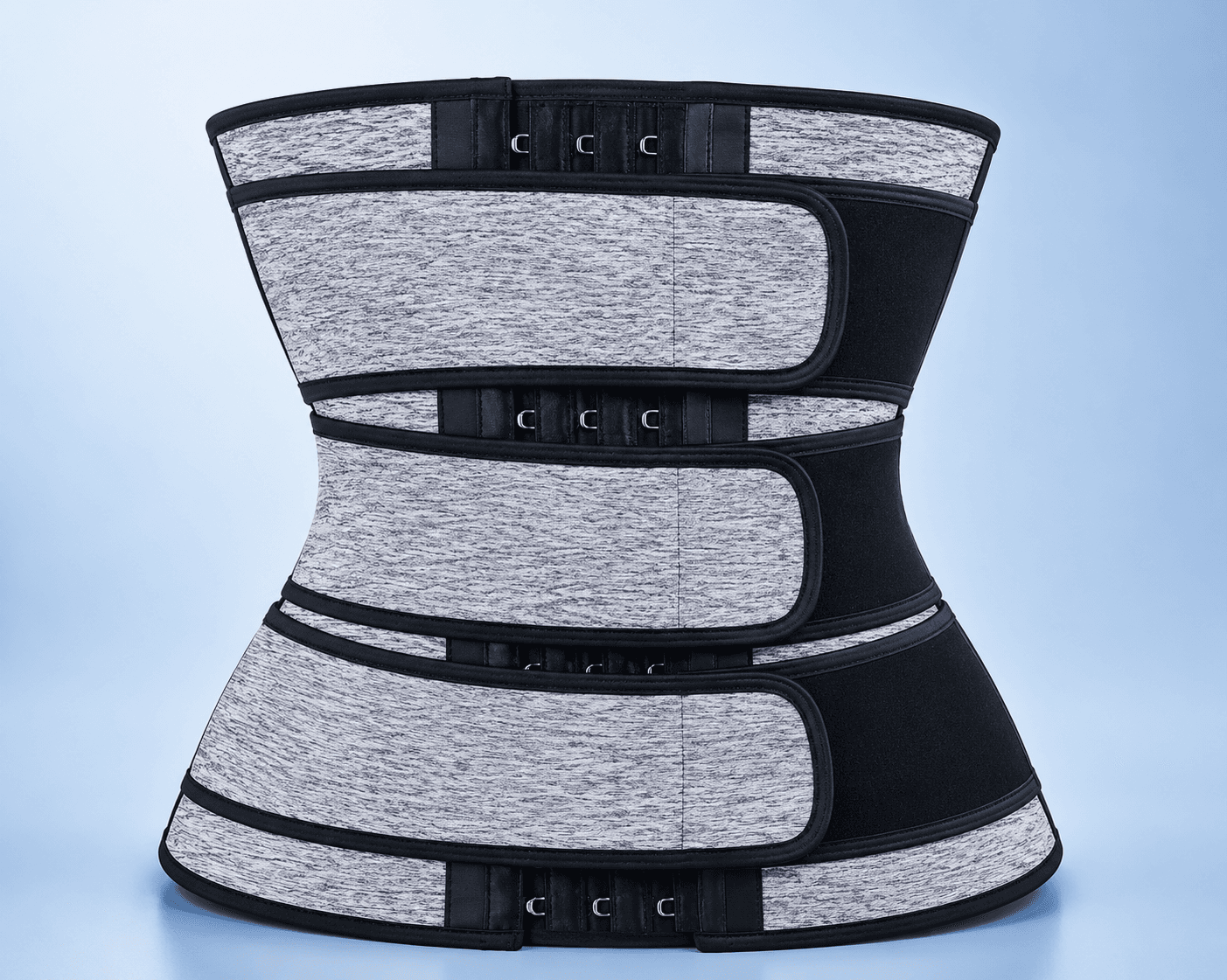Latex Under bust Double Training Belt Tummy Control