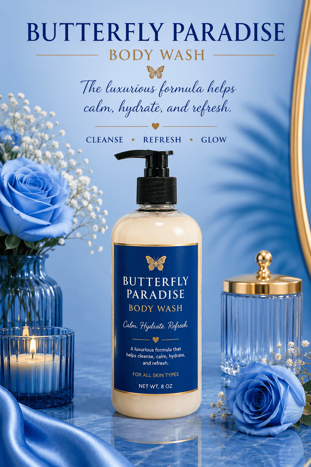 Butterfly Paradise Body Wash