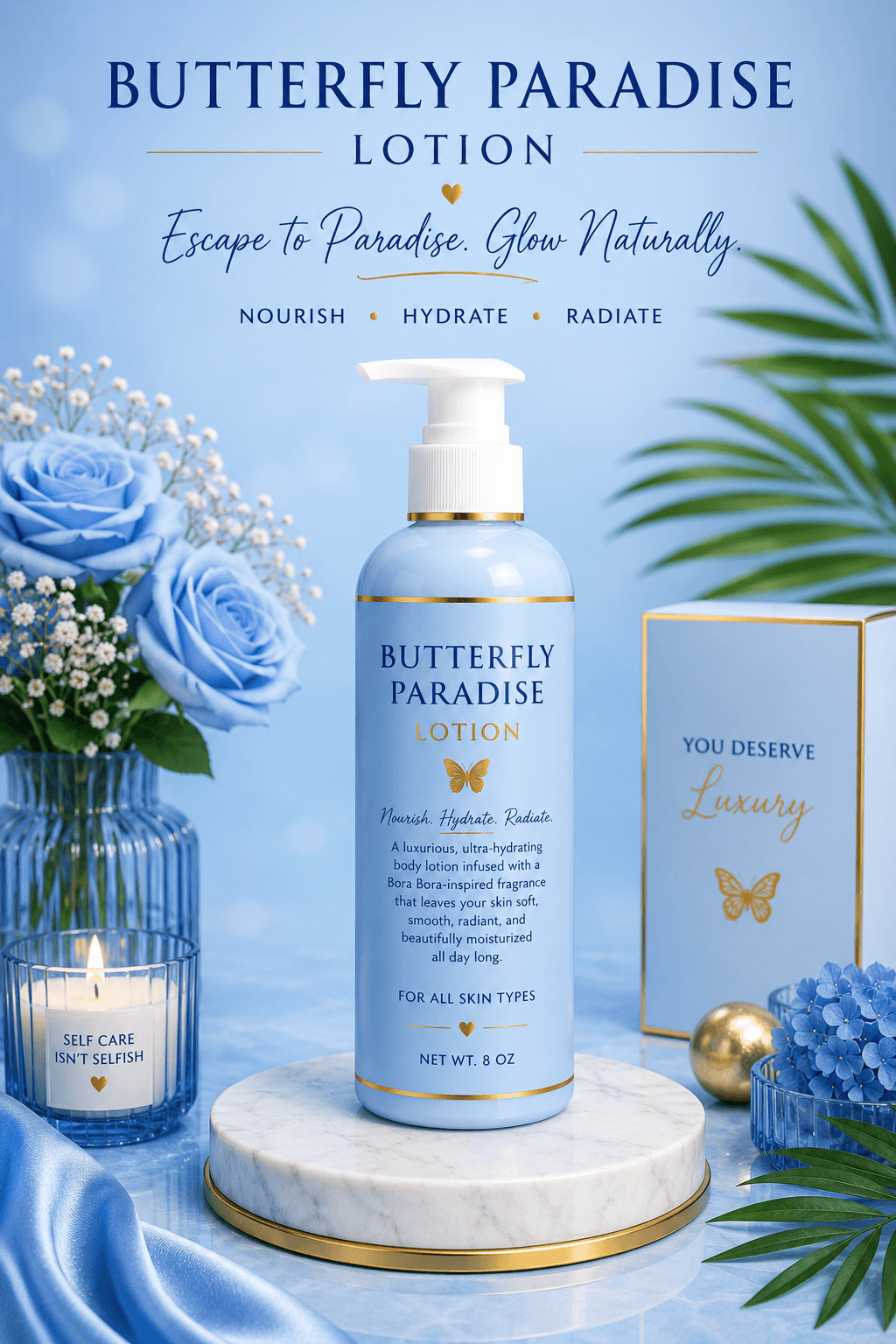Butterfly Paradise Lotion